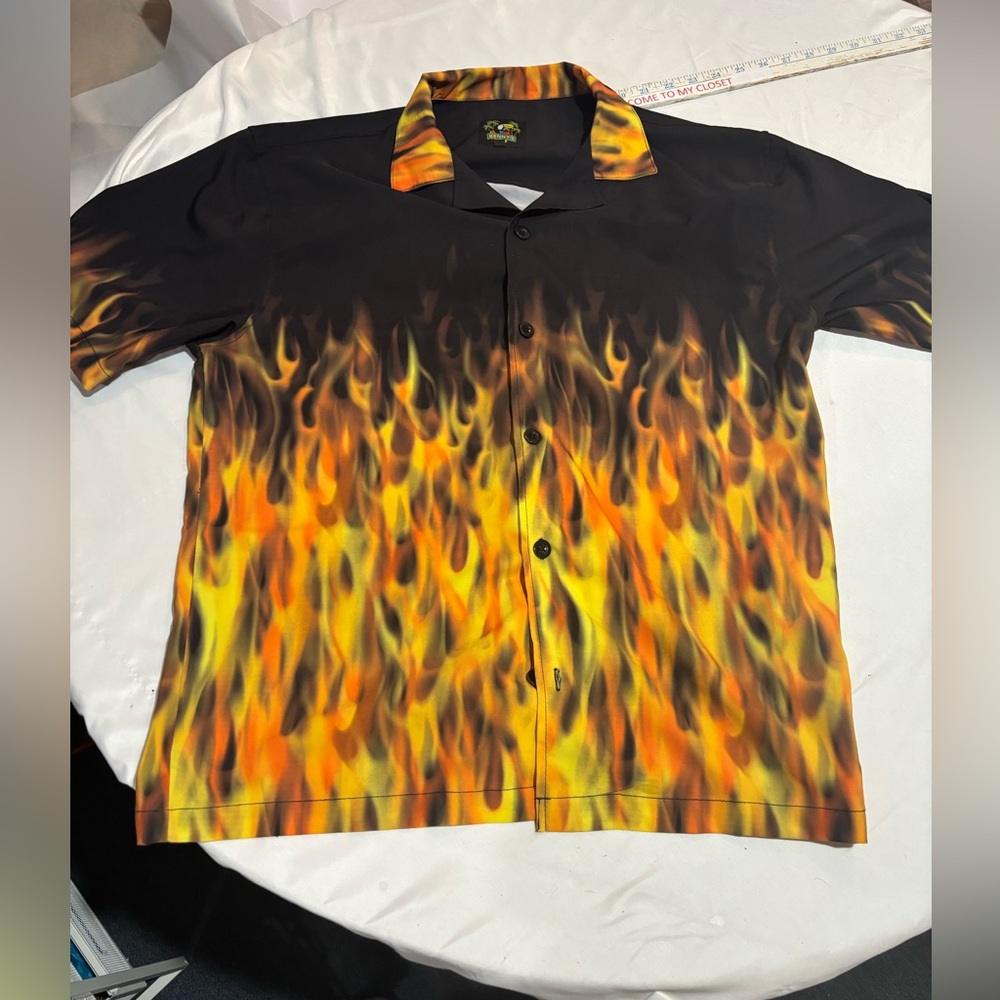 Benny’s flame shirt